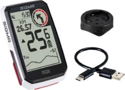 SIGMA SPORT GPS Fietscomputer Sigma ROX 4.0 GPS Met Standaard Stuurhouder - Wit -Fietsenwinkel 1200x859 1
