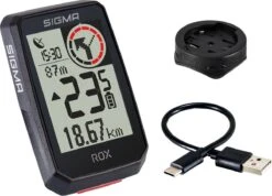 SIGMA SPORT GPS Fietscomputer Sigma ROX 2.0 GPS Met Standaard Stuurhouder - Zwart -Fietsenwinkel 1200x863 1