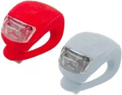 WVspecials Fietsverlichting Voor En Achter - Fietslamp - Siliconen - Rood En Wit - Siliconen LED Fiets Lampjes - Verlichting Set - Achterlicht - Voorlicht - Koplamp - Rood - Wit -Fietsenwinkel 1200x927 3