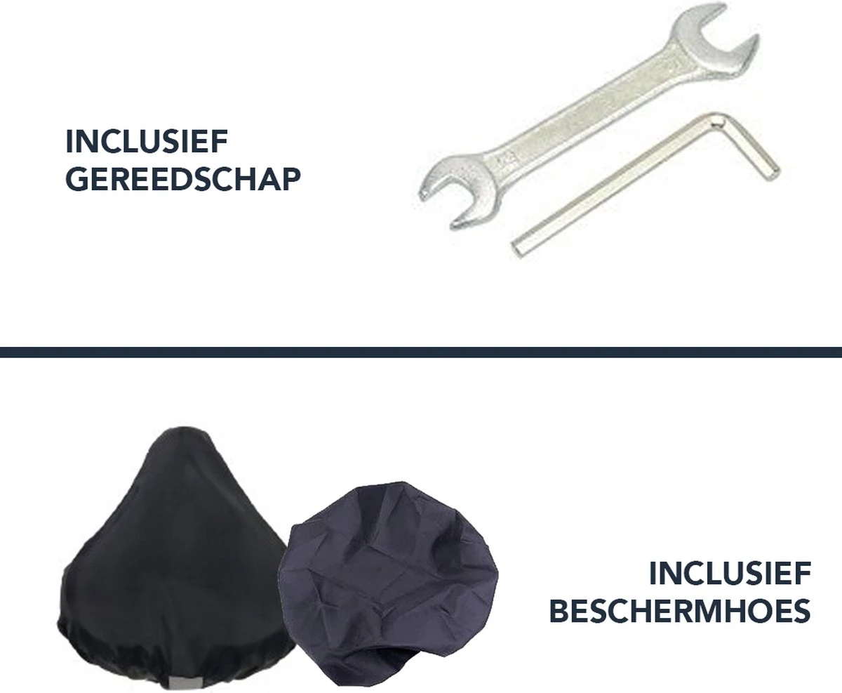 Achaté Fietszadel - Unisex - Extra Comfortabel - Ventilerend - Incl. Zadelhoes En Installatiemateriaal 7 Achaté Fietszadel - Unisex - Extra Comfortabel - Ventilerend - Incl. Zadelhoes En Installatiemateriaal - Afbeelding 7