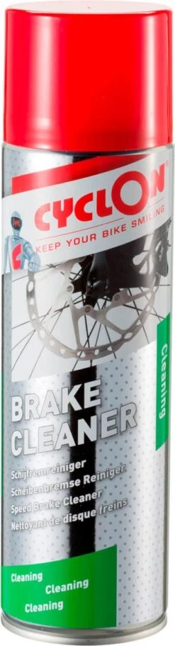 Cyclon Remreiniger Brake Cleaner Spray 250 Ml Zilver/rood 7 Cyclon Remreiniger Brake Cleaner Spray 250 Ml Zilver/rood -Fietsenwinkel 325x1200