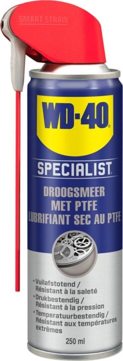 WD-40 Specialist® Droogsmeerspray Met PTFE - 250ml - Teflon Spray - Smeermiddel - Beschermt Effectief Tegen Dagelijkse Slijtage -Fietsenwinkel 408x1200 4