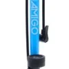 AMIGO M2 Fietspomp Met Drukmeter - Vloerpomp Voor Hollands Ventiel/ Frans Ventiel/ Autoventiel - Blauw