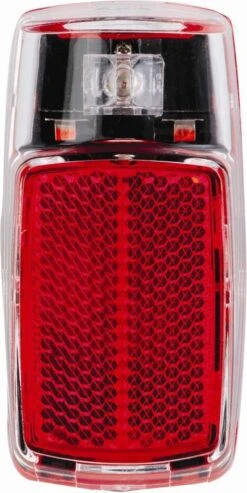 AXA Run Battery - Fiets Achterlicht - LED Fietsverlichting Op Batterij - Spatbord Montage – Rood