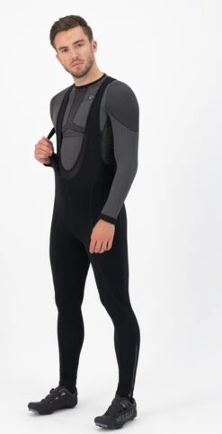 Rogelli Core - Lange Fietsbroek - Heren - Maat L - Zwart -Fietsenwinkel 614x1200