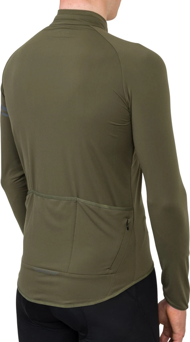 AGU Thermo Fietsshirt Lange Mouwen Essential Heren - Army Green - XL 4 AGU Thermo Fietsshirt Lange Mouwen Essential Heren - Army Green - XL - Afbeelding 4