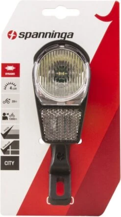Spanninga Galeo Fiets Koplamp - 4 Lux - Batterij -Fietsenwinkel 674x1200