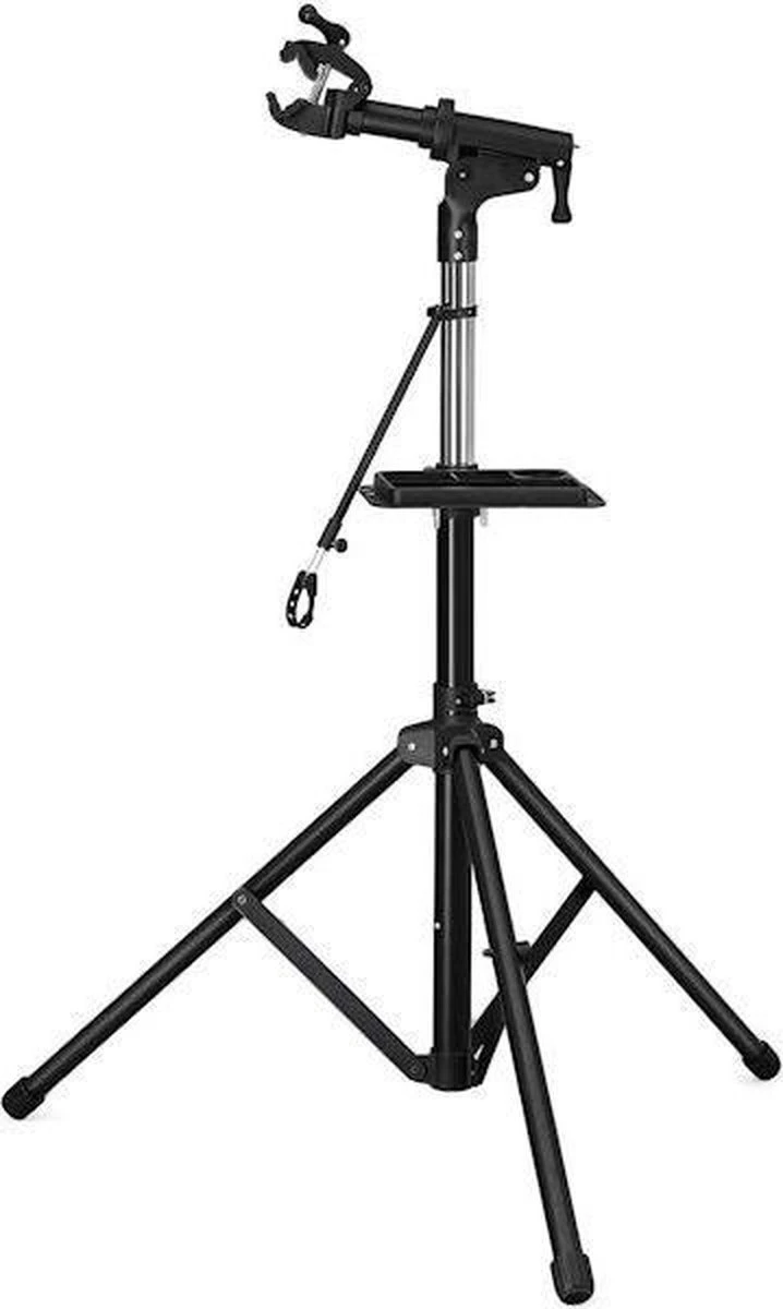 Merkloos Decopatent® PRO Montagestandaard Fiets - 360° Draaibaar - Verstelbaar + Gereedschapsbakje - Fiets Montage Reparatie Standaard 5 Merkloos Decopatent® PRO Montagestandaard Fiets - 360° Draaibaar - Verstelbaar + Gereedschapsbakje - Fiets Montage Reparatie Standaard - Afbeelding 5