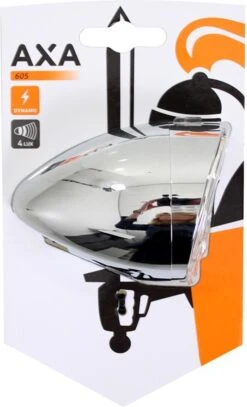 AXA – Classic Battery - 4 Lux - Fietslamp Voorlicht - LED Koplamp - Fietsverlichting Op Batterij - Zilver -Fietsenwinkel 728x1200 1