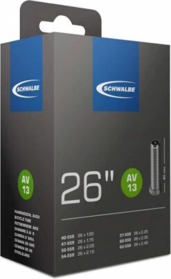 Schwalbe Binnenband - AV13 - 26 Inch X 1.50 - 2.40 - Auto Ventiel - 40mm 11 Schwalbe Binnenband - AV13 - 26 Inch X 1.50 - 2.40 - Auto Ventiel - 40mm -Fietsenwinkel 736x1200 2