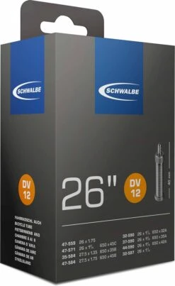 Schwalbe Binnenband - DV12 - 26 Inch X 1 1/4 - 27.5 Inch X 1.75 - Hollands Ventiel - 40mm 12 Schwalbe Binnenband - DV12 - 26 Inch X 1 1/4 - 27.5 Inch X 1.75 - Hollands Ventiel - 40mm -Fietsenwinkel 736x1200 6