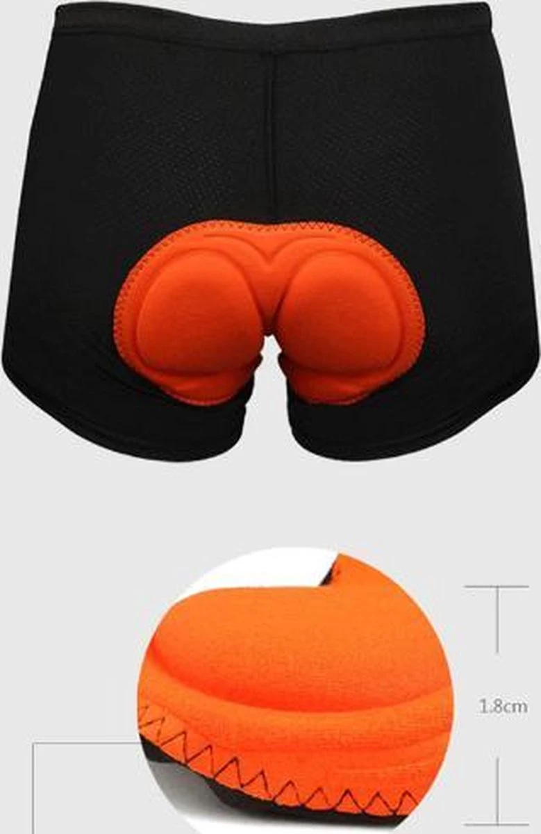 Merkloos Fiets Onderbroek Met Zeem Unisex - Maat L 3 Merkloos Fiets Onderbroek Met Zeem Unisex - Maat L - Afbeelding 3