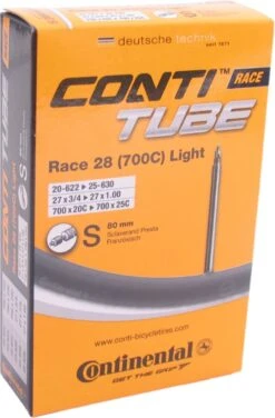 Continental Binnenband Race Light 28 Inch (18/25-622/630) Fv 80 Mm -Fietsenwinkel 789x1200 4