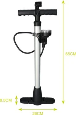 Dresco Fietspomp - Manometer – Zwart -Fietsenwinkel 793x1200 2