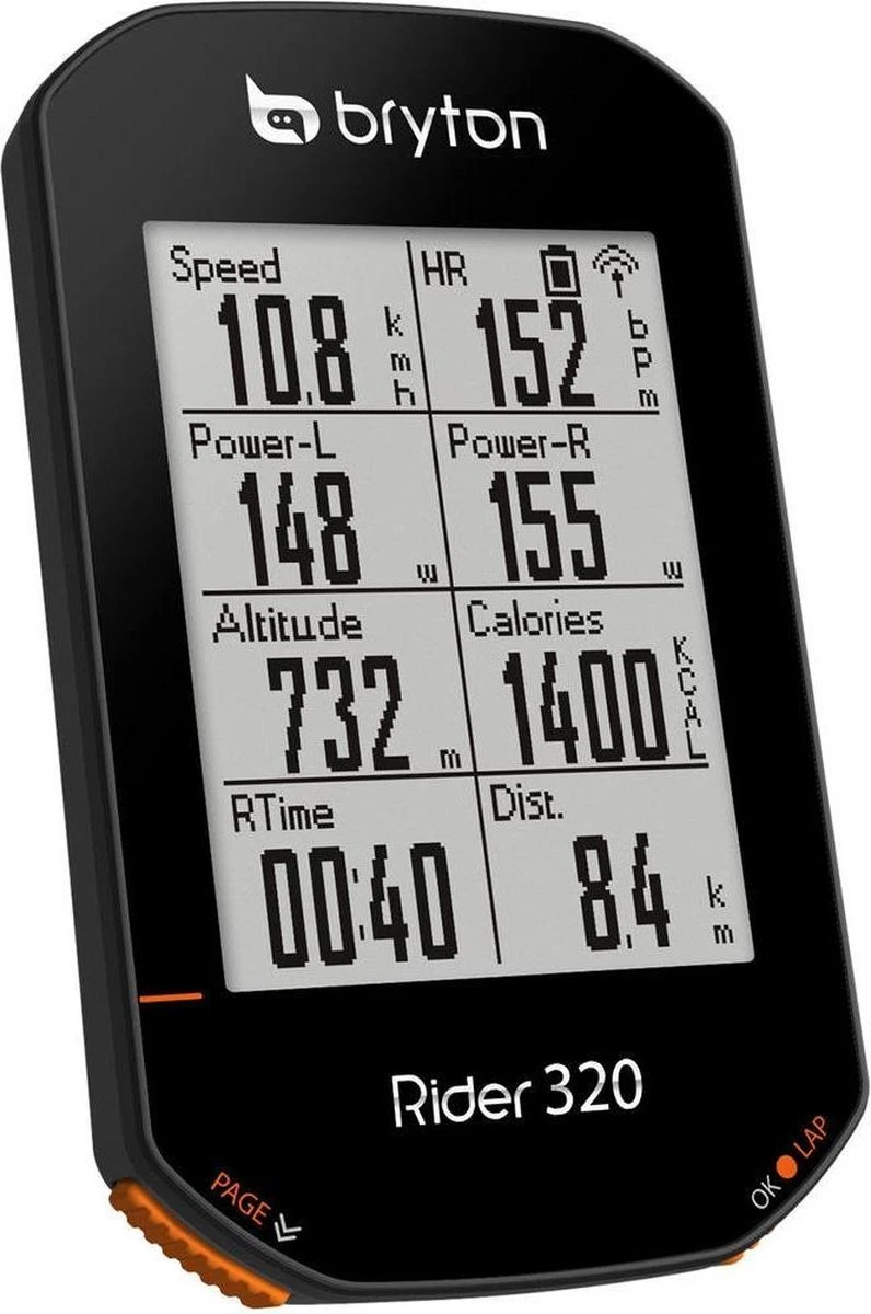 Bryton Rider 320 E / Basis Fietscomputer - 320 E / Basis 6 Bryton Rider 320 E / Basis Fietscomputer - 320 E / Basis - Afbeelding 6