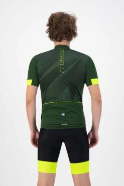 Rogelli Dusk - Fietsshirt Korte Mouwen - Heren - Maat XL - Groen, Fluor-Geel -Fietsenwinkel 800x1200 23