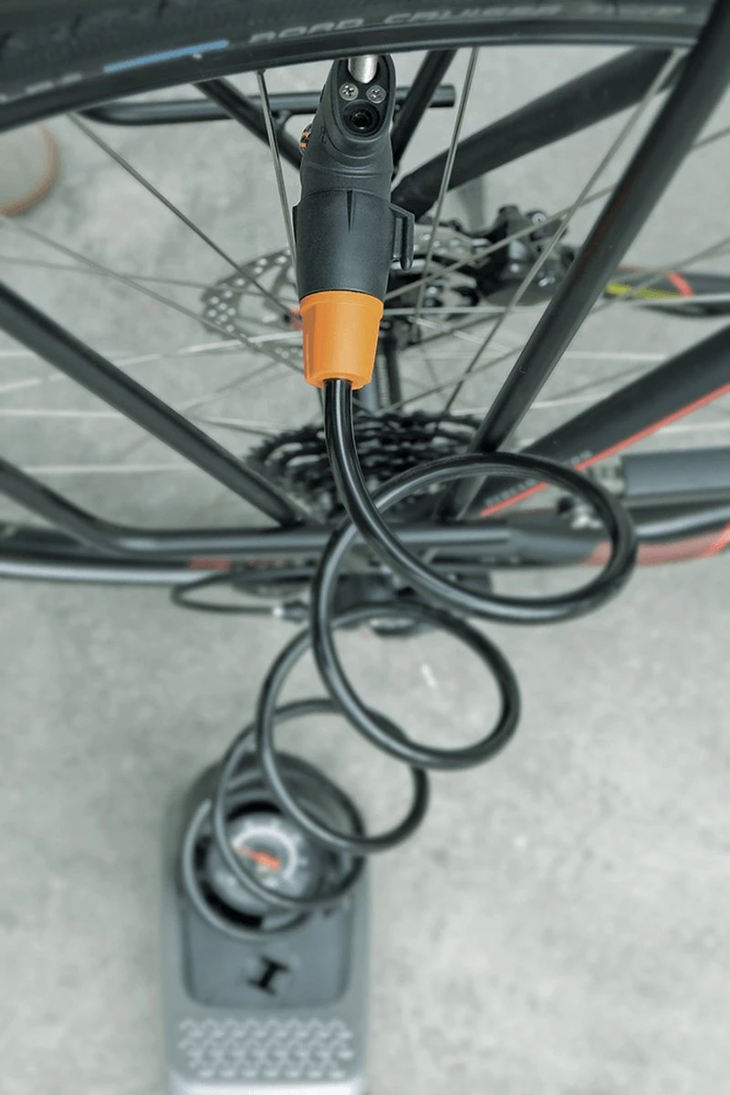 SKS Airstep Voetpomp Met Manometer - 7 Bar - Zwart 6 SKS Airstep Voetpomp Met Manometer - 7 Bar - Zwart - Afbeelding 6