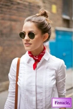 Finnacle - Hip Hop Bandana 100% Katoen Bandana Rood Vierkante Sjaal 50cm * 50cm Hoofdband Boerenzakdoek Voor Vrouwen/Mannen/Jongens/Meisjes -Fietsenwinkel 804x1200 1