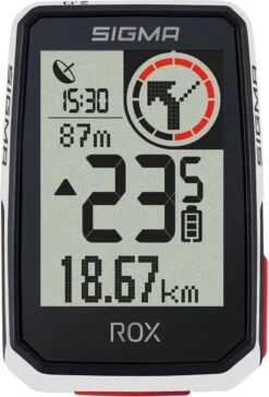 SIGMA SPORT GPS Fietscomputer Sigma ROX 2.0 GPS Met Standaard Stuurhouder - Wit -Fietsenwinkel 815x1200 3