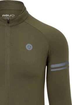 AGU Thermo Fietsshirt Lange Mouwen Essential Heren - Army Green - XL 19 AGU Thermo Fietsshirt Lange Mouwen Essential Heren - Army Green - XL -Fietsenwinkel 822x1200