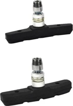 Universele Remblokjes - Remschoen - Rubber - Set 2 Stuks - Fietsen Rubberen Remblok - Remblokkenset - Verstelbaar - V Brake - 55mm - Zwart -Fietsenwinkel 825x1200 1