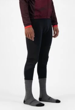 Rogelli Wintersok Merino Wool 2-pack - Grijs & Zwart - Maat 44-47 -Fietsenwinkel 828x1200
