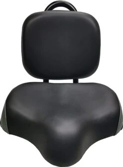 Merkloos Rugleuning Zadel - Fietszadel Met Rugleuning - Oversized - Comfortabel Zacht Zadel - Met PU Kussen -Fietsenwinkel 883x1200 3