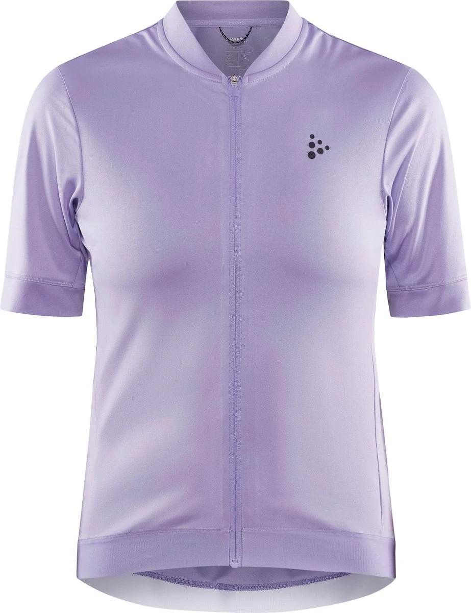 Craft - CORE Essence Jersey Regular Fit W - Fietsjersey - Paars - Dames - Maat M 1 Craft - CORE Essence Jersey Regular Fit W - Fietsjersey - Paars - Dames - Maat M