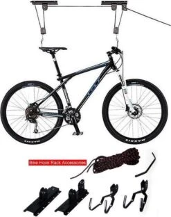 Merkloos Decopatent® Fietslift Ophangsysteem - Ophangen Fiets Aan Plafond - Fietstakel - Fietshaak - Dubbele Fietsophangsysteem Met Katrol 10 Merkloos Decopatent® Fietslift Ophangsysteem - Ophangen Fiets Aan Plafond - Fietstakel - Fietshaak - Dubbele Fietsophangsysteem Met Katrol -Fietsenwinkel 951x1200 2