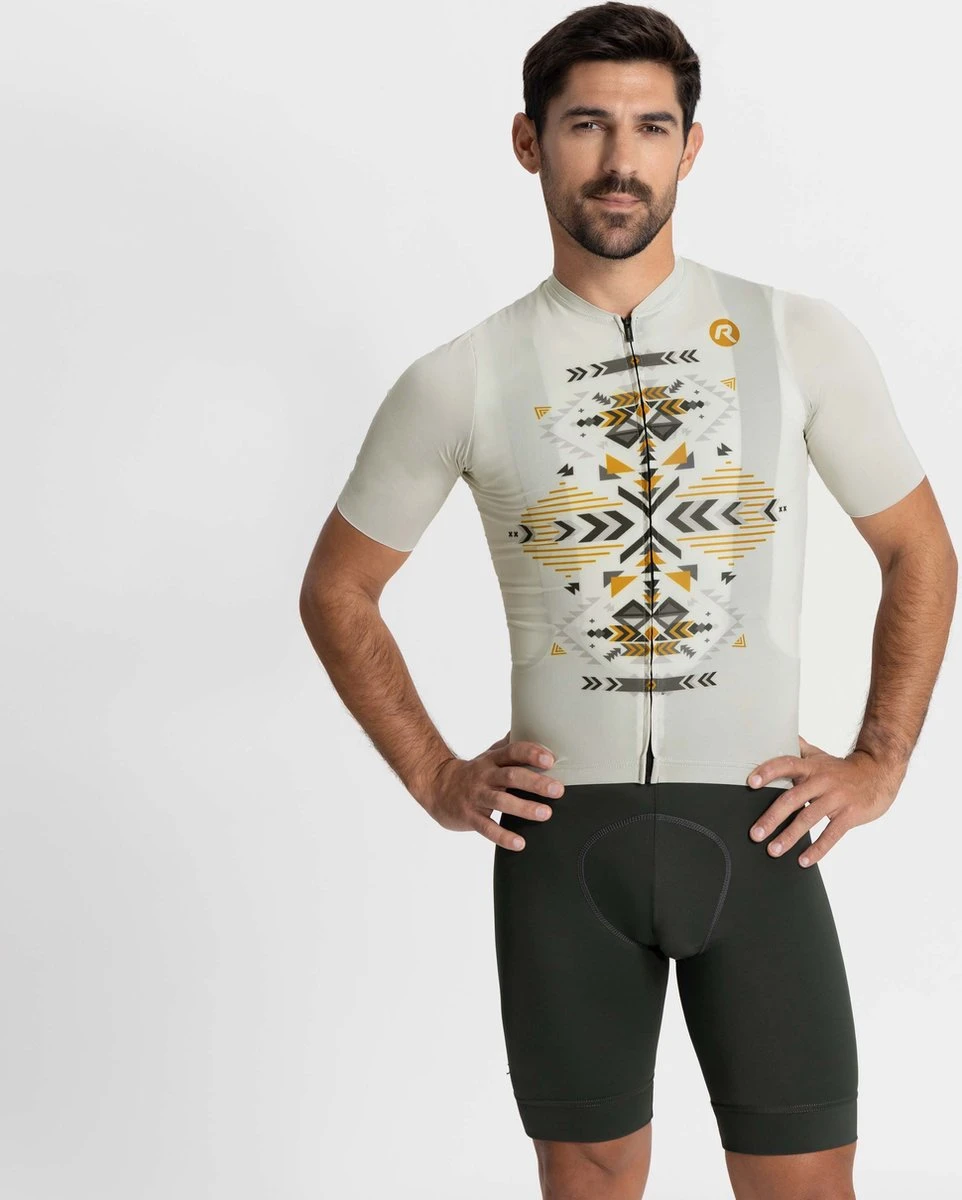 Rogelli Totem - Fietsshirt Korte Mouwen - Heren - Maat L - Sand 3 Rogelli Totem - Fietsshirt Korte Mouwen - Heren - Maat L - Sand - Afbeelding 3