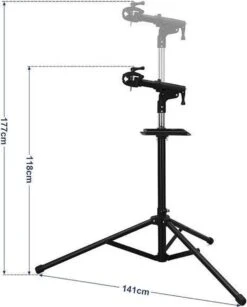 Merkloos Decopatent® PRO Montagestandaard Fiets - 360° Draaibaar - Verstelbaar + Gereedschapsbakje - Fiets Montage Reparatie Standaard 16 Merkloos Decopatent® PRO Montagestandaard Fiets - 360° Draaibaar - Verstelbaar + Gereedschapsbakje - Fiets Montage Reparatie Standaard -Fietsenwinkel 967x1200