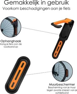 Fiets Ophangbeugel - Zwart / Oranje - Cycling WallMount - Muurhouder Fiets - Muurbeugel Wandhouder Wandbeugel - Muurbevestiging Ophangsysteem - Muur Houder Fietsbeugel Fietshaak 10 Fiets Ophangbeugel - Zwart / Oranje - Cycling WallMount - Muurhouder Fiets - Muurbeugel Wandhouder Wandbeugel - Muurbevestiging Ophangsysteem - Muur Houder Fietsbeugel Fietshaak -Fietsenwinkel 983x1200