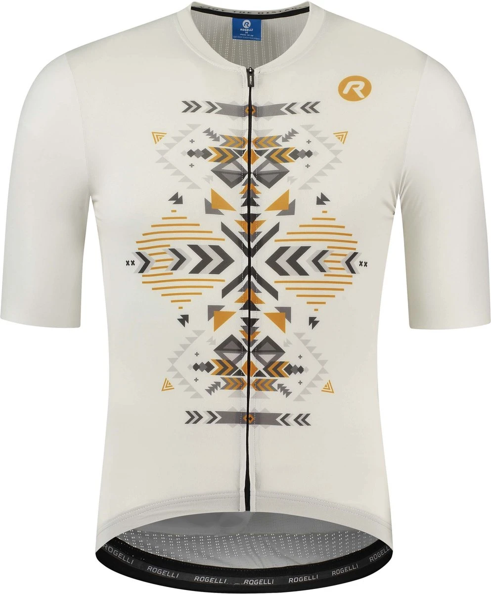 Rogelli Totem - Fietsshirt Korte Mouwen - Heren - Maat L - Sand 1 Rogelli Totem - Fietsshirt Korte Mouwen - Heren - Maat L - Sand